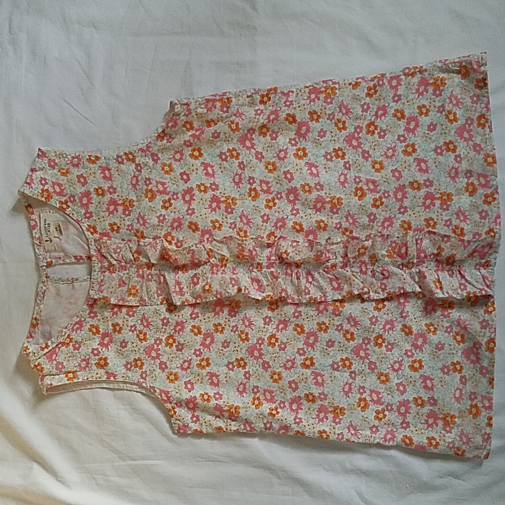 Lands' End Kids Girls Sleeveless Shirt